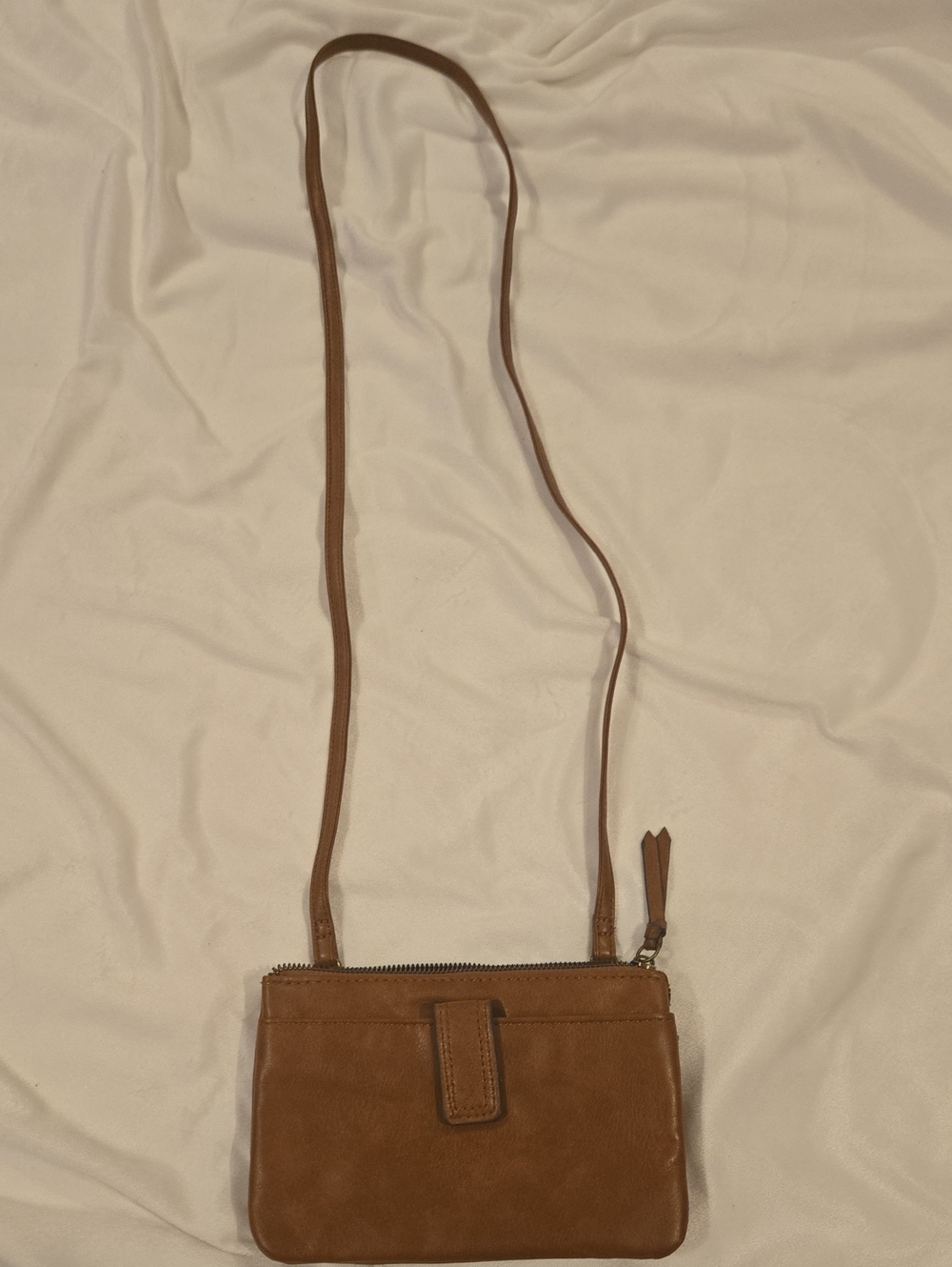 Brown Crossbody Shoulder Bag - Classic Everyday Style